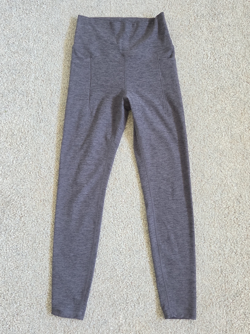 Athletic Works Heather Grey High-Waist Leggings